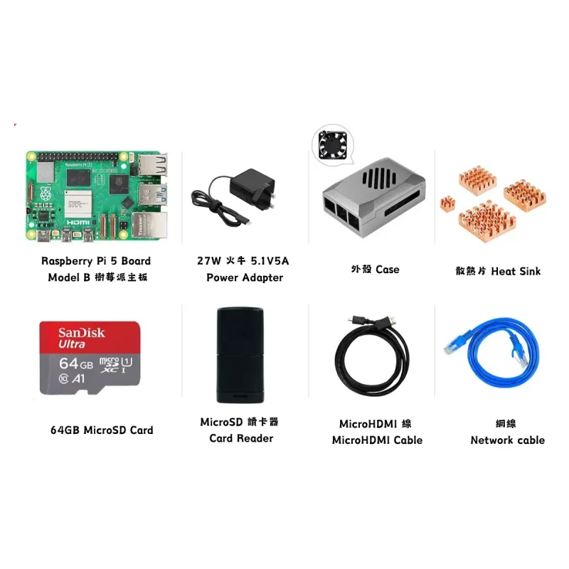 Raspberry Pi 5 Model B 樹莓派 5 代